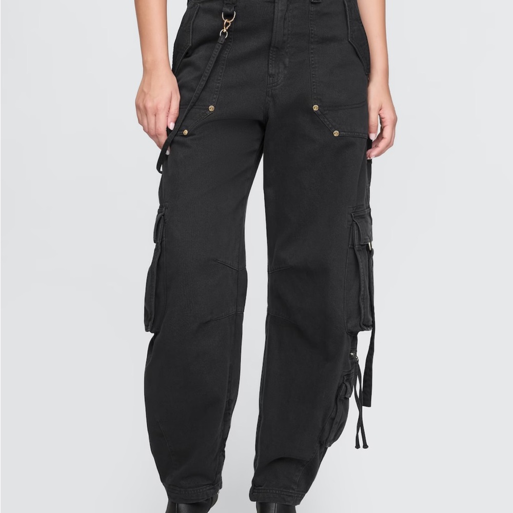 Cult Gaia x Gap Black Cargo Pants
